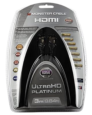 Monster Cable Products Cable video Monster CORDON HDMI Platinium 3m