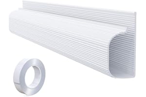 Mudeela 6 Pack Cable Management J Channel - 94in Cable Management Under Desk, Cable Hider, Under Desk Cable Management Tray, Large Capacity Desk Cord Organizer, Cable Tray, Tape Install, White