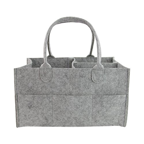 Preisvergleich Produktbild DrCosy Tragbare Mutter Premium Baby Windel Fühlte Windel Kindergarten Bin Aufbewahrungsbox Organizer Windel Stapler (34 * 22 * 18.5 cm)