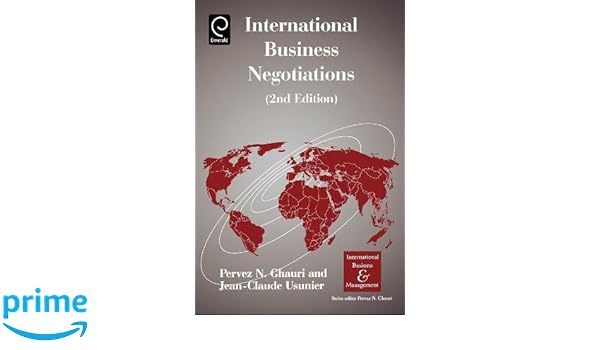international business negotiations pervez n ghauri jean-claude usunier