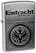 Produktbild Zippo Eintracht Frankfurt-Chrome Satin-Gravur Sturmfeuerzeug, Mehrfarbig, 6 x 4 x 2 cm