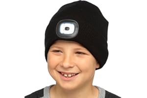 IUEG LIMITED IUEG Kids Children LED Beanie Battery-Powered Winter Hat