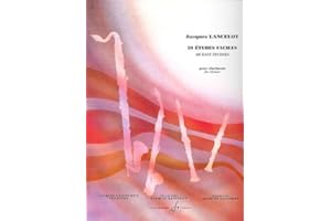 EDITIONS BILLAUDOT Jacques Lancelot: 20 Etudes Faciles. Partitions pour Clarinette