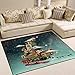 Produktbild Area Teppich 80 x 58 Zoll Frohe Weihnachten House Rabbit Bunny für Wohnzimmer Schlafzimmer