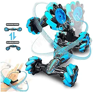 PASCOL || Remote Control Stunt Car, 2.4G 4WD Stunt Gesture Induction Twisting Off-Road Vehicle Light Music Drift Traverse Dancing Side Driving Toy Gift for 6 7 8-12 Year Old Boy Toys