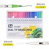 Multiuso y fácil de usar： La mejor opción para todos, desde niños hasta artistas y diseñadores profesionales. Utilice nuestras plumas para colorear libros, dibujos, caligrafía o incluso para crear el complicado dibujo técnico. Adecuado para niños de 3 años o más y tiene gorras transpirables para niños. Niños, adultos, estudiantes de arte, artistas y docentes adoran los marcadores súper porque les facilitan el uso y los excepcionales resultados visuales vibrantes que logran con ellos.