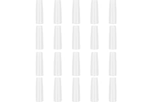 CISHOW 20pcs AT818 Breathalyser Mouthpieces, Alcohol Tester Mouthpiece Portable Handheld Blowing Nozzle Mouthpieces Disposable Breathalyser Mouthpieces Alcohol Tester Accessories, for AT818, Easy to Replace