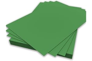 HABERCRAFTS A4 Bright Green Colour Paper 80gsm Sheets Double Sided Printer Paper Copier Origami Flyers Drawing School Office Printing 210mm x 297mm (A4 Bright Green Paper - 80gsm - 50 Sheets)