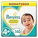 Produktbild Pampers Premium Protection Windeln, Gr.4+ Maxi Plus, 10-15kg, Monatsbox, 1er Pack (1 x 140 Stück)