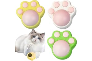 MIRKUZI Giochi al catnip 3 confezioni di palline di erba gatta, giocattoli per gatti, palline di erba gatta a 360°, palline di erba gatta, piante per gatti, giocattoli per gatti