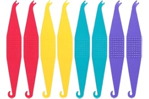 WeddHuis 8 pièces orthodontiques élastiques jetables en plastique bretelles matériel Placement outils de retrait élastique corde crochet