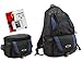 Produktbild Foto-Tasche und Fotorucksack -ADVENTURE X-treme- Set mit 8GB SD Card für Canon EOS 600D 70D 100D 1100D - Nikon D7100 D5300 D5200 D610 D600 - Sony Alpha 7 3000 A58 A57 A37 und viele andere (siehe Beschreibung)