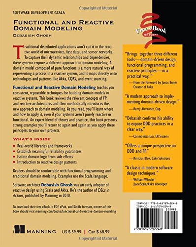 Book's Cover of Functional and Reactive Domain Modeling