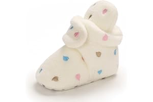 MASOCIO Bottes Bébé Fille Garçon Hiver Chaud Chaussures Premiers Pas Semelle Souple Antidérapant