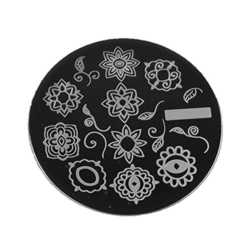 Born Pretty Beautiful Flowers Nail Art Stamp Template Image Plate Pattern #Qgirl-027