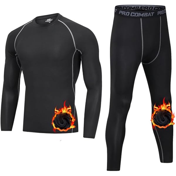 Sous-vêtement Thermique Homme - Léger Et Chaud - Pour Sport D'hiver - Séchage Rapide - Taille EU