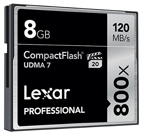 Lexar Professional 8GB 800x Speed 120MB/s CompactFlash Speicherkarte - 3