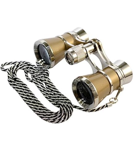 Jumelles de théâtre Levenhuk Broadway 3x25 bleu avec chaîne et lampe LED