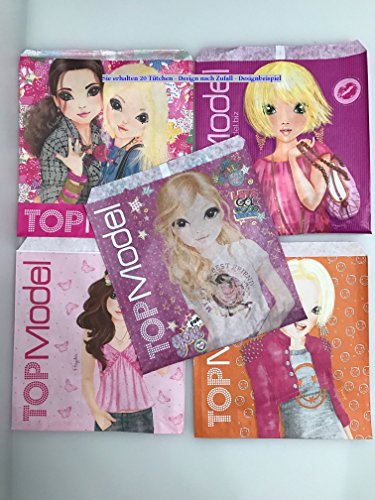 Geburtstag Mädchen Set TopModel Mitgebsel Give Away Tütchen nach Zufall 20 tlg