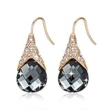 📢 EL MEJOR REGALO PARA LAS MUJERES: Los aretes largos de cristal Swarovski vienen en una elegante caja de regalo, ¡así pueden ser el mejor regalo para mujeres y chicas de todas las edades! Obtenga la joyería de plata fina 925 para su esposa en su aniversario, su novia en el Día de San Valentín, su mamá el Día de las Madres o su hija para su cumpleaños, y esté seguro que a ella le encantarán estos aretes largos brillantes de alta calidad.