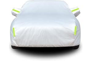 NURCIX Full Car Cover for Aston Martin Vantage V8 Cover,Outdoor All Weather Car Cove Rain Sun UV Protection With Door Zipper and Windproof Bands(Color:g)