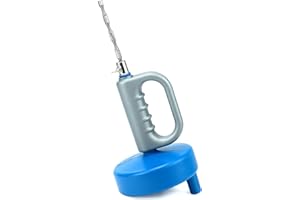 QWORK Deboucheur Canalisation - 10M x 6mm - Furet Plomberie Spirale pour Bonde de Baignoire, Évier de Cuisine