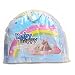 Foldable Baby Canopy Mosquito Anti-Bug Crib Net Tents Bed with Mattress Cushion and Pillow Blue