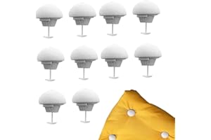 FDCGAS Duvet Holder - 12 Pieces Duvet Cover Clip Duvet Clips Duvet Holder Quilt Fixer Duvet Cover Clips Duvet Pins Mushroom Attachment Clip with Button