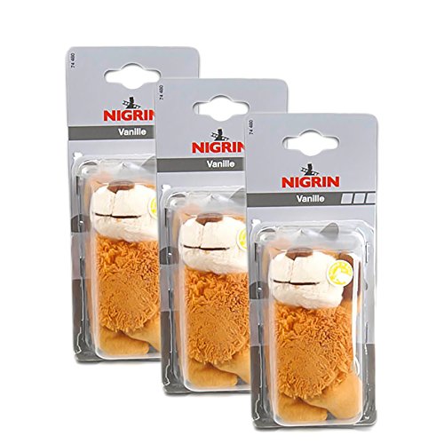 Preisvergleich Produktbild 3x NIGRIN 74480 Lufterfrischer Plüsch Hund 1 Stück