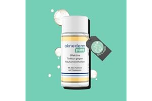 ‎AKNEDERM aknederm pure Tinktur 50ml I Peeling mit AHA/Panthenol & Polyphenole I feuchtigkeitsspendendes Fruchtsäurepeeling Gesicht für zu Akne neigende Haut I vegan/parfümfrei & ohne Parabene