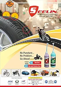 Seelin HS (700ml) Anti Puncture Tyre Sealant for All Two Wheelers Tubeless Tyres