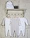 The Essential One - 3 Pack Baby Unisex Sleepsuits - ESS97