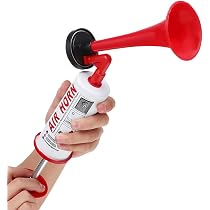 Corne de Sécurité du Bateau,Puche à Main Pump Bateau de Sport de Klaxon à Air Réutilisable Corne de Sécurité du Bateau Pump Maker de Bruit de Corne pour Stade Fête événements Sportifs