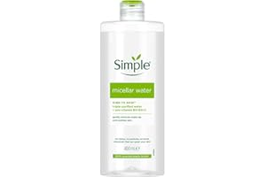 DOVE Simple Kind to Skin Micellar Micellar Cleansing Water UK # 1 marka do pielęgnacji skóry twarzy * Natychmiastowy nawilżający do demakijażu 400 ml