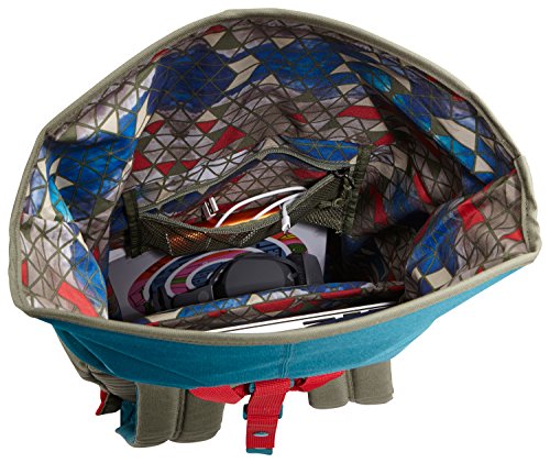 Case Logic LAR114PTG Larimer Rolltop Notebook Rucksack 35 6 cm  14 Zoll  mit Tablet-Fach petrol gr  n