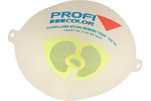 ‎ALLORA AllorA ProfiColor Schnellsieb | Lacksieb | Nylon Schnellsieb | Einweg Lackfilter | 125/190/260 μm | 125 Stück im Pack (190 µm | gelb)