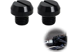 CAIHINIER M10 Capuchons de Protection Rétroviseur - Boulons de Rétroviseur en Aluminium CNC - Boulons de Couvercle à Vis