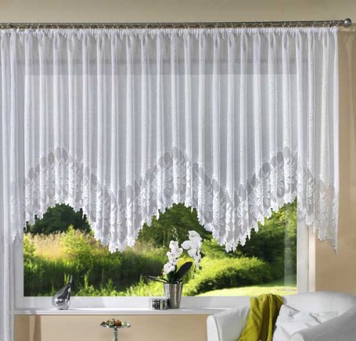 Jacquard Bogen Store , Fertig Gardine, 180x300