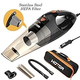 4,5 KPA, Auto Staubsauger【mit LED-licht】, HOTOR DC 12V...