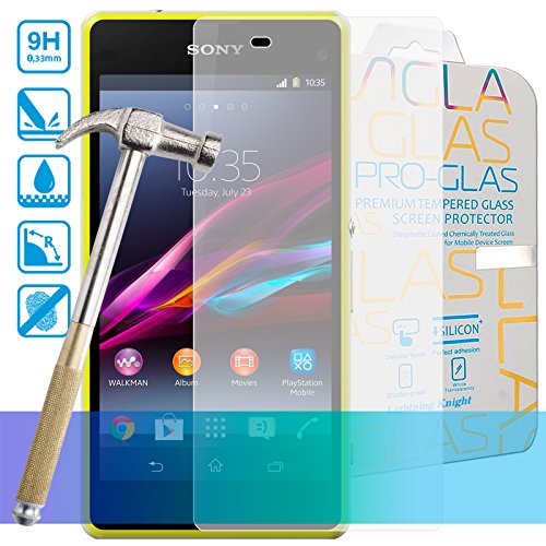 Bytelectro - Protector Pantalla CRISTAL TEMPLADO Premium SONY XPERIA Z1 COMPACT