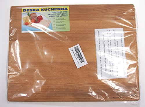 Big Buche Holz Schneidebrett Küche Schneidebrett, 40 x 30 x 4 cm | 40 x 30,5 x 4,1 cm - 2