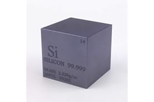 DUUOUS Würfel aus Silikon, 25,4 mm, 99,999% graviert, Periodensystem der Elemente