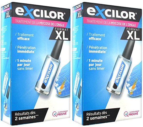 Excilor Vernis Format XL 7ml - Lot de 2