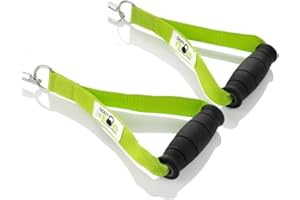 BodyCROSS Premium Handgriffe in Studioqualität | 2’er Set| geprüft, Zertifiziert & schadstofffrei | Made in Germany | für Fitness-, Widerstandsbänder, Schlingentrainer u. v. m.