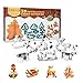 Produktbild 3D Ausstecher, Profer Plätzchen Keks Kuchen Ausstechform Weihnachten Starter-Set ( 8 Stück ) aus rostfreiem Edelstahl
