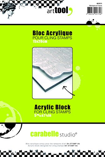 Carabelle StudioAcrylic Block for Clear Stamps A5