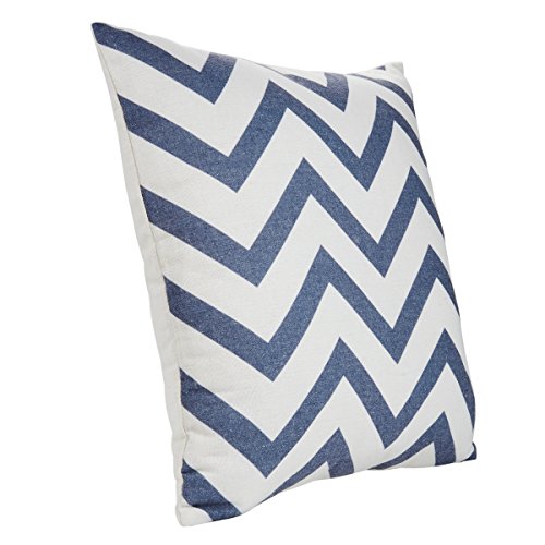 Avanzza 4er-Set Kissenhülle / Kissenbezug 40×40 cm in Maritimblau für Kissen, Sofakissen / Sofa Kissen und Dekokissen / Deko Kissen aus der Linie Decor Chic - 3