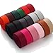 Unique Ribbons selections box: Finest Grosgrain ribbons by the yard selection of 18 or 36 colors mix in one Beautiful and functional Presentation Box. Total 73 or 148 meters with spools of 4 metres each. A sturdy tray to keep all your crafts accessories and tools. Great Price; Stunning Gift Idea as its beautifully presented.