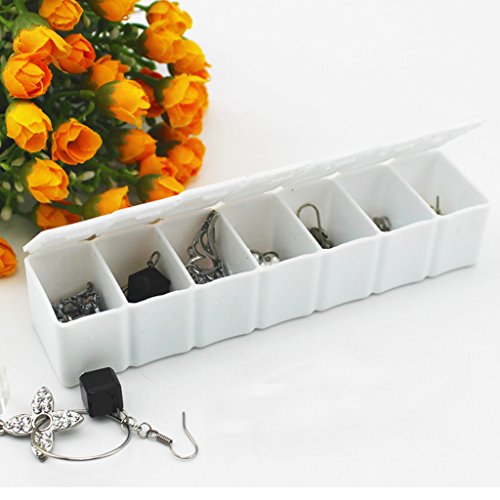 7 Tage Tablettendose Pillendose Medikamenten Pill Box – Weiß - 4