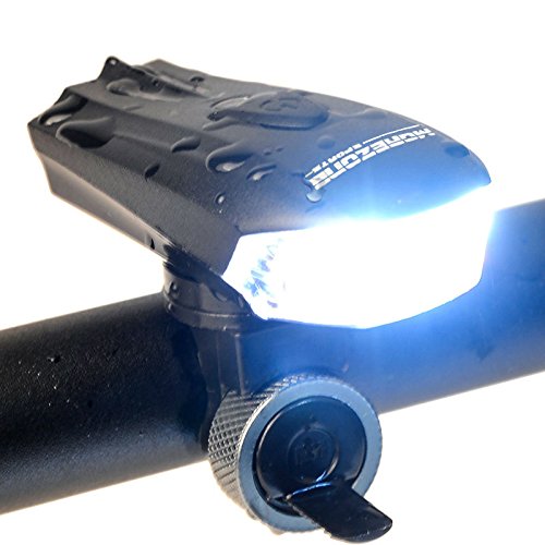 MOREZONE Smart Fahrradlicht Fahradbeleuchtung Set USB Wiederaufladbare LED Fahrradlampen Frontlicht Rücklicht Super hell Fahrradlichter Wasserdicht für Sicheres Radfahren Taschenlampe - 3